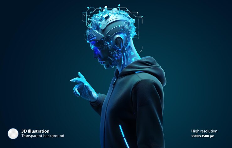 PSD unique character design dark blue and light aquamarine pop artinspired design hikecore