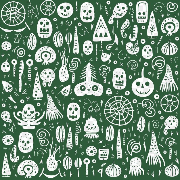 Unique doodle patterns artistic outlines collage and scribble designs for your digital projects