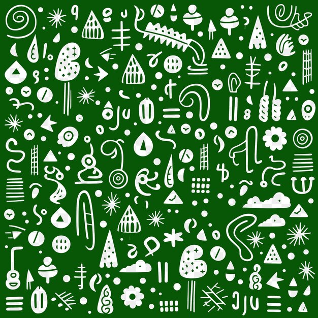 Unique doodle patterns artistic outlines collage and scribble designs for your digital projects