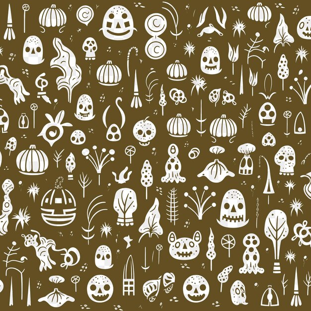 Unique doodle patterns artistic outlines collage and scribble designs for your digital projects