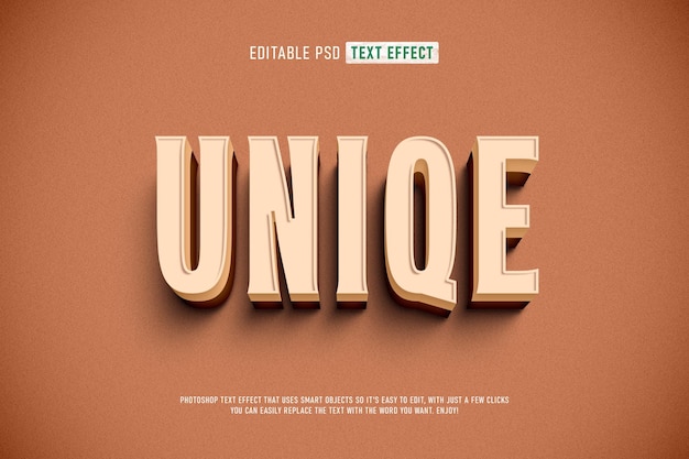 Unique Retro Vintage editable PSD Text Effect