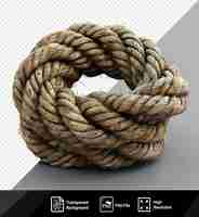 PSD unique rope loop png clipart no background png
