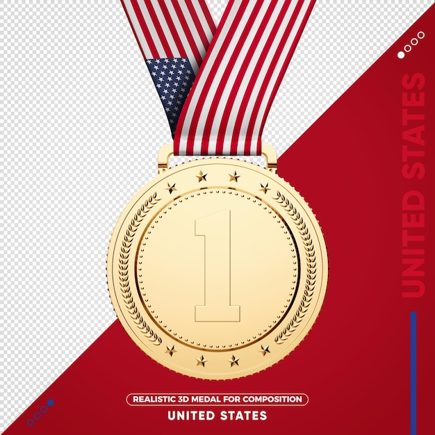 PSD united states gold medal for composition