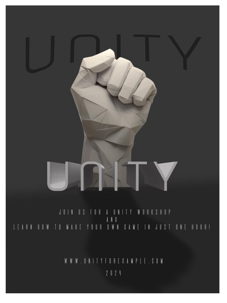 PSD unity poster
