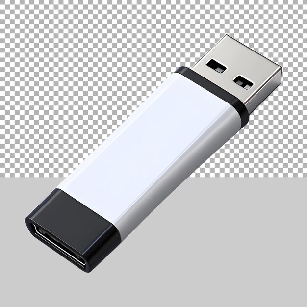 PSD universal serial bus usb na przezroczystym tle