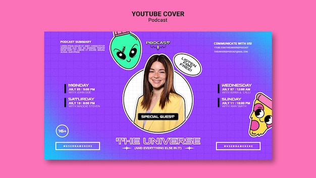 Universe podcasr youtube cover