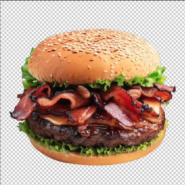 PSD unparalleled realism in burger artwork