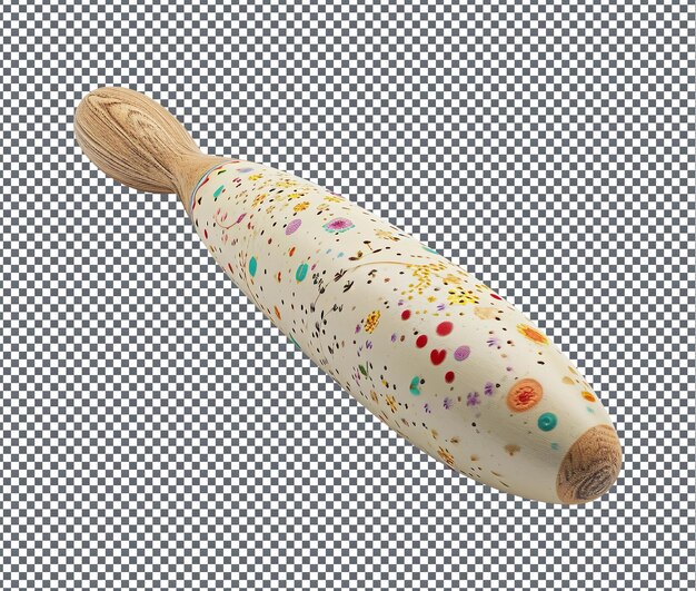 Up to date easter themed rolling pin isolated on transparent background