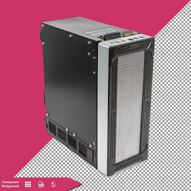 PSD ups uninterruptible power supply on transparent background png psd