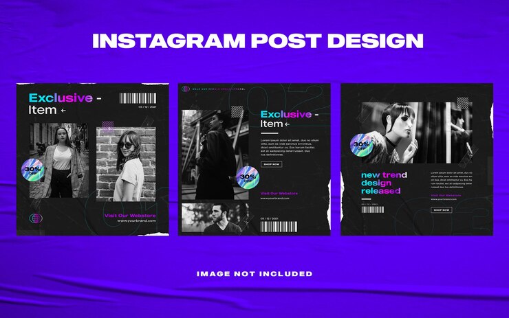 Шаблон Instagram городской моды социальных медиа