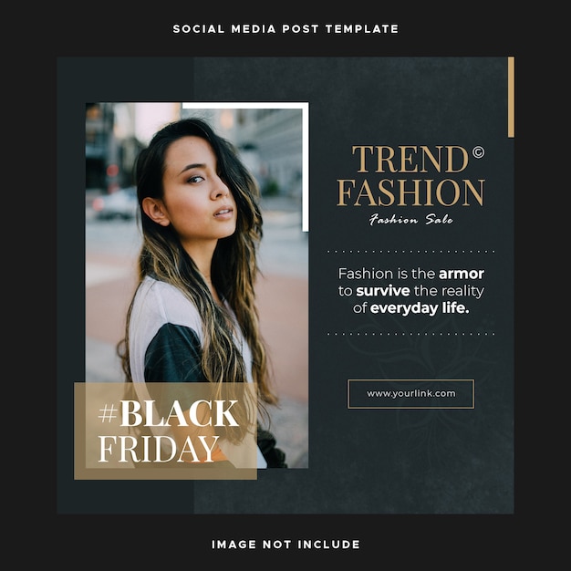 Urban Fashion Social Media Post Template