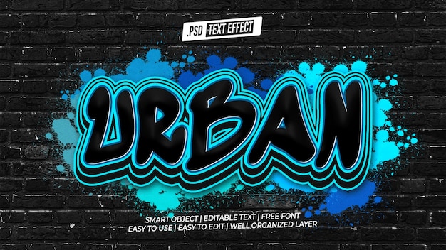 Urban Graffiti Text Effect