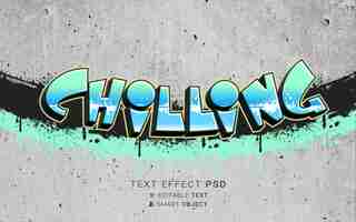 PSD urban graffiti text effect