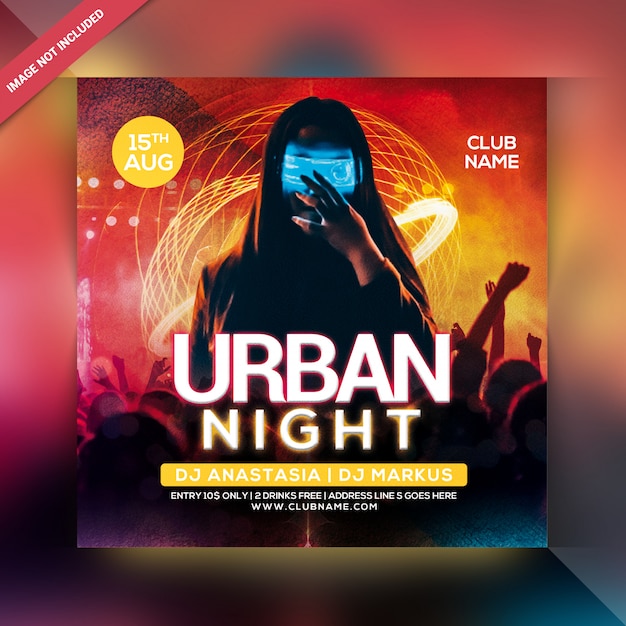 Urban Night Party Flyer