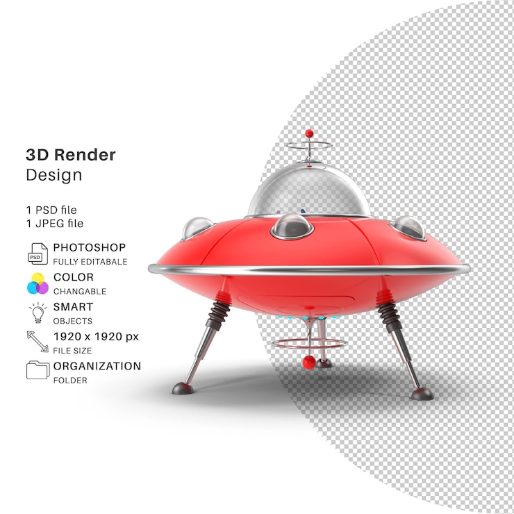 PSD urocza ailene vehicle kid toy szczegółowe modelowanie 3d psd