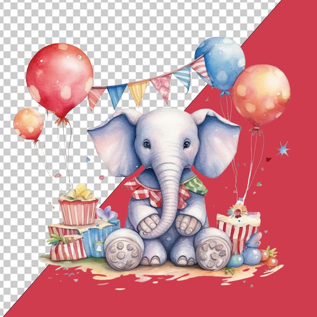 PSD urodzinowa parada ze słoniami