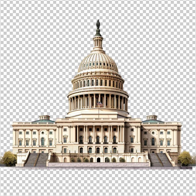 PSD the us capitol building dome in washington png