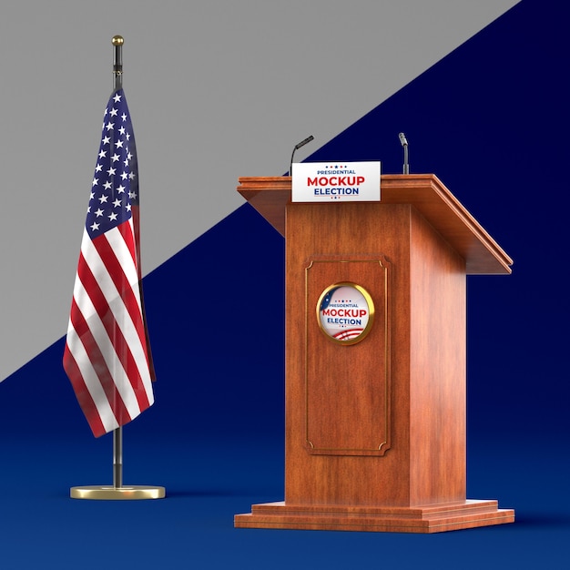 Us elections concept mock-up