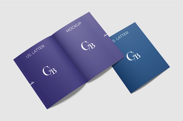 Noi lettera brochure mockup