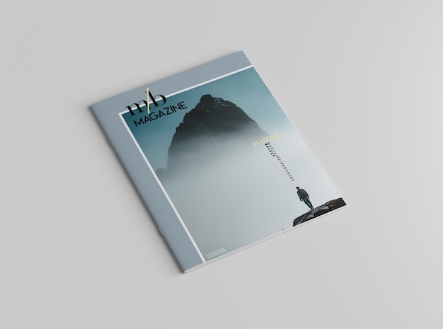 US Letter Magazine or Brochure Mockup