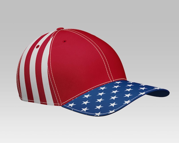 USA FLAG CAP DESIGN MOCKUP PSD
