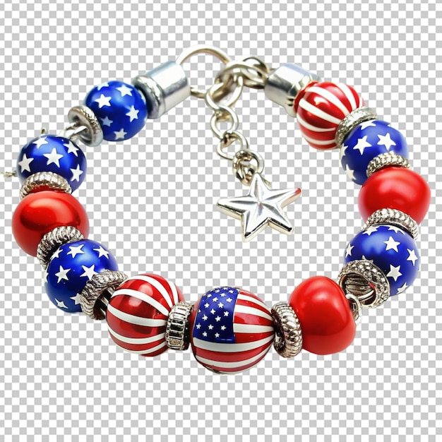 USA flag themed bracelet