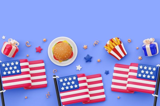 PSD usa still life background