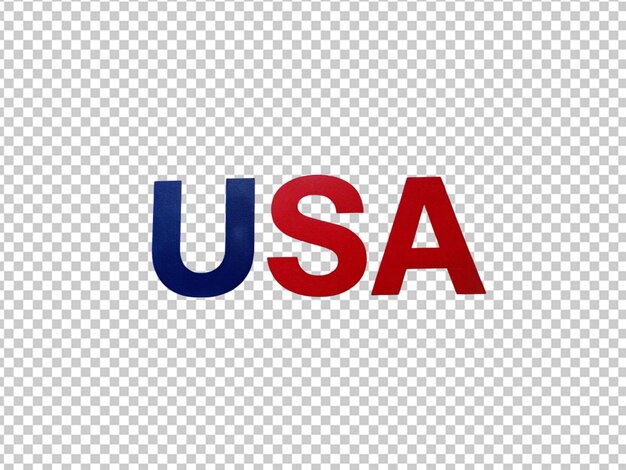 Usa word typography