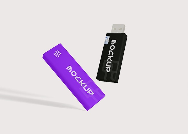 USB Flash Drive Mockup