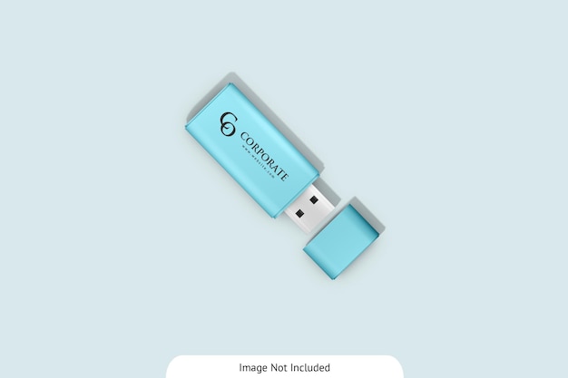 PSD mockup di unità flash usb