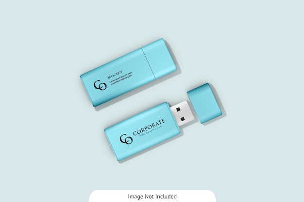 PSD usb flash drive mockup