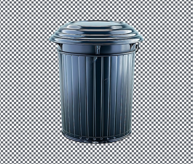 PSD of use trash can isolated on transparent background