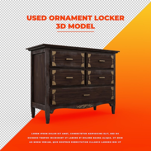 Used ornament locker