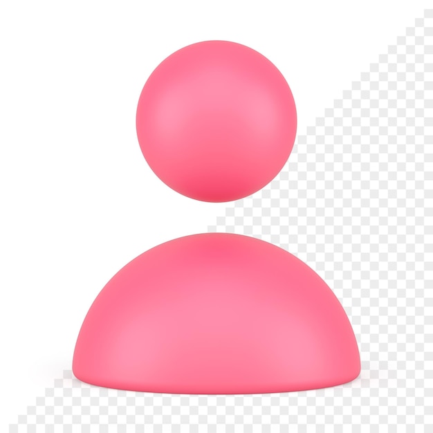 User avatar 3d icon