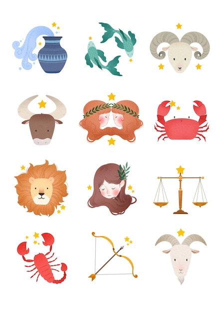ustalone znaki zodiaku