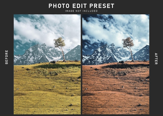ustawienie wstępne edycji zdjęć z filtrem camera raw do fotografii podróżniczej