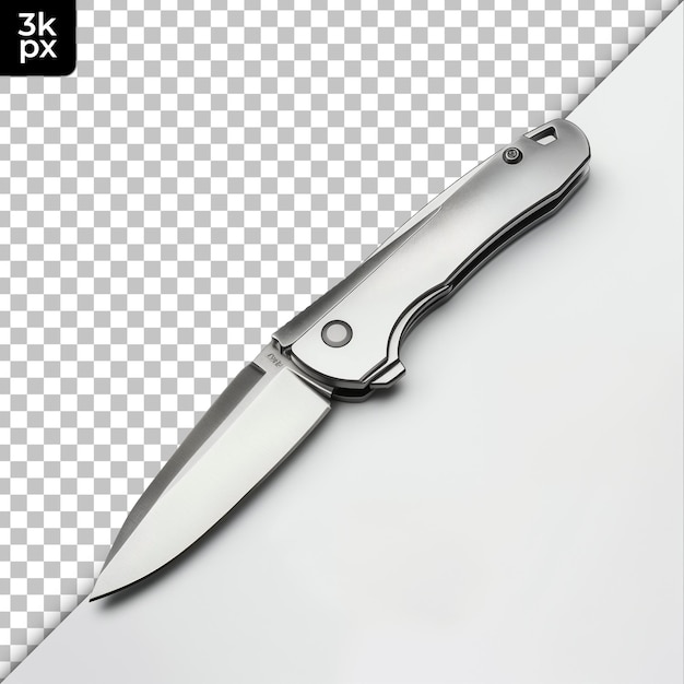 PSD utility knife isolated on transparent background