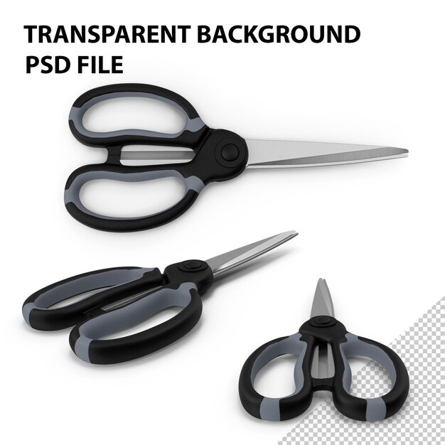 PSD utility scissors clean png