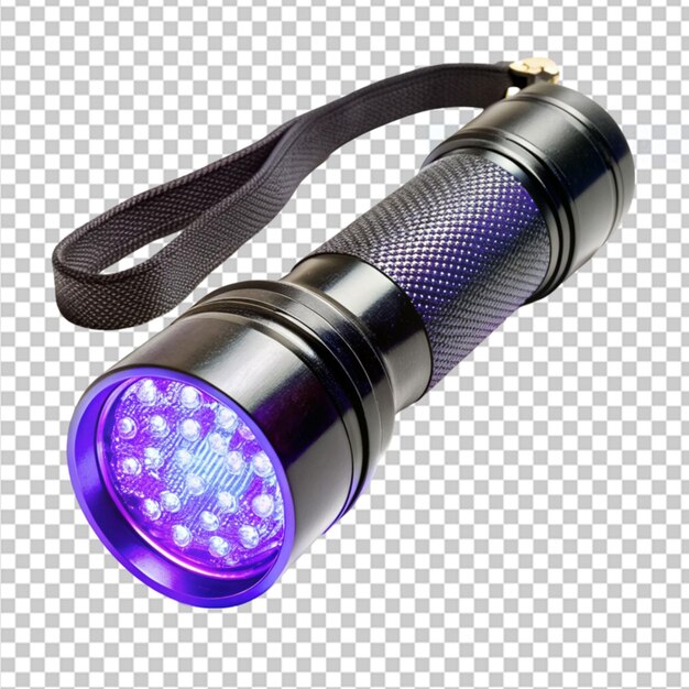 PSD uv flashlight for uncovering hidden markings on transparent background