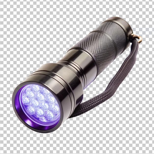 PSD uv flashlight for uncovering hidden markings on transparent background