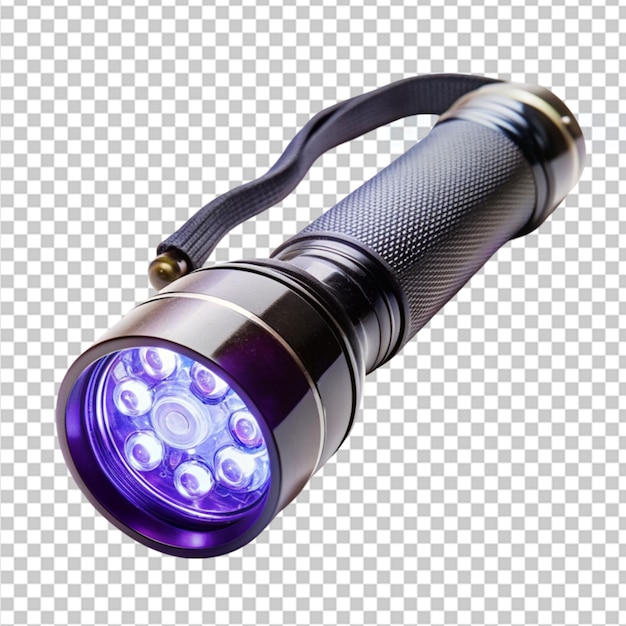 PSD uv flashlight for uncovering hidden markings on transparent background