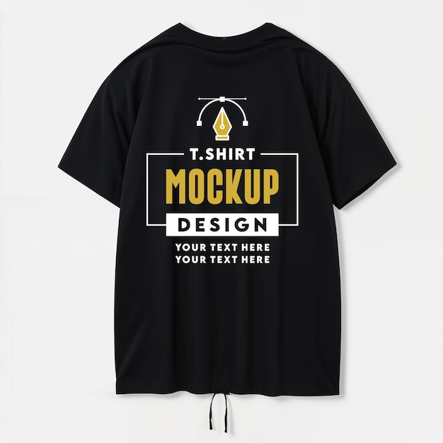 Üzerinde i make designs yazan siyah bir tişört