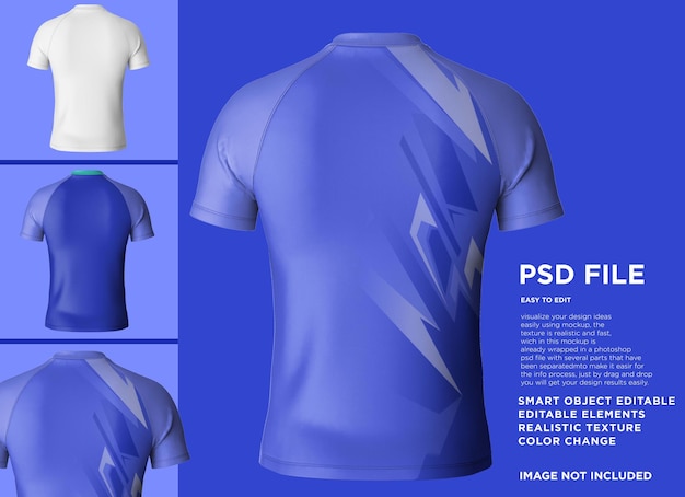 T-shirt con scollo a v manica corta mockup