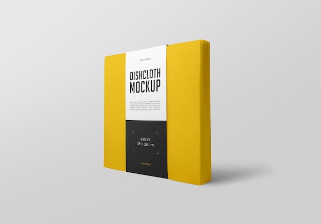 Vaatdoek mockup ontwerp