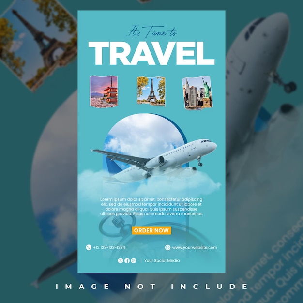 Vacation Social Media Banner Design Template