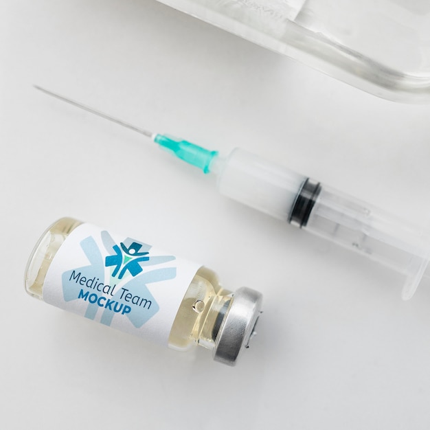 Mock-up di disposizione degli elementi di vaccinazione