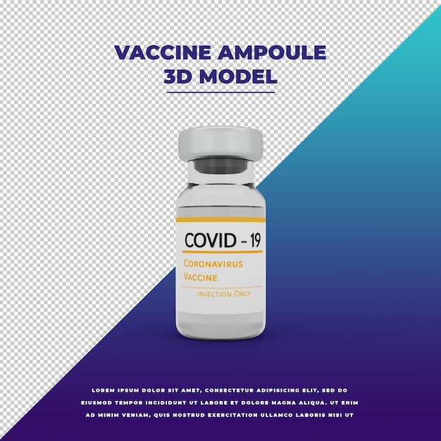 Vaccine ampoule