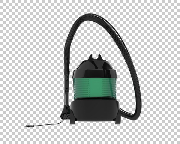 Vacuum cleaner isolated on transparent background 3d rendering illustration