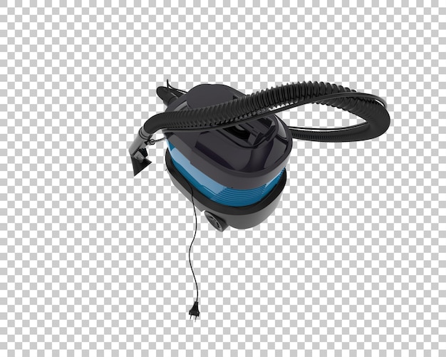 Vacuum cleaner isolated on transparent background 3d rendering illustration