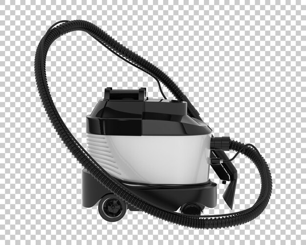 PSD vacuum cleaner isolated on transparent background 3d rendering illustration